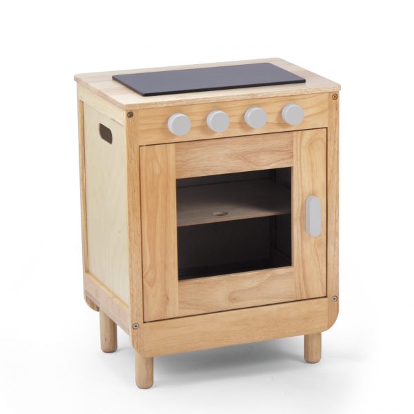Natural Basic Curvy Wooden Cooker 4