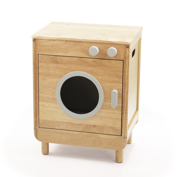 Natural Basic Curvy Wooden Washing Machine 1