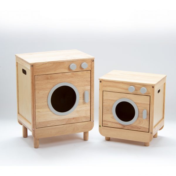 Natural Basic Curvy Wooden Washing Machine 3