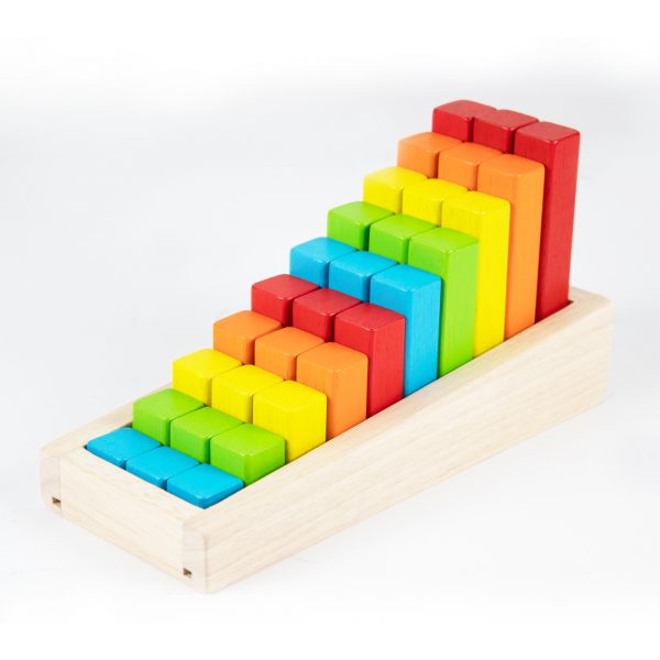Smallest To Largest Wooden Blocks 2
